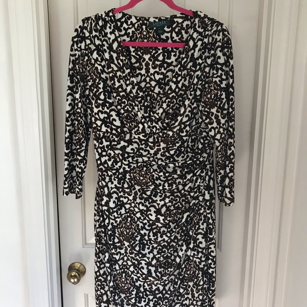 Lauren Ralph Lauren Black and White Dress